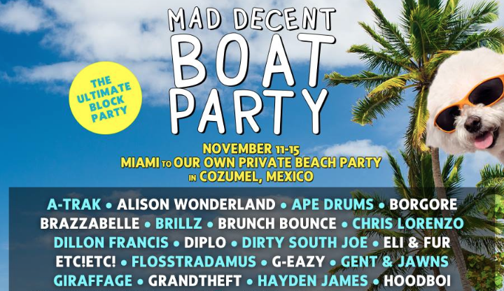 Mad Decent Boat Party 2015 Official Lineup
